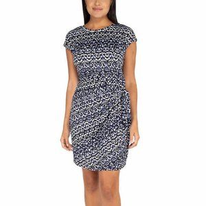 NWT Nicole Miller Ladies' Knot Dress‎ BLUE
